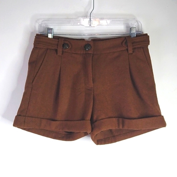 Sanctuary - Bworn Wool Blend Dressy Cuffed Shors - Size 26 - Picture 1 of 6